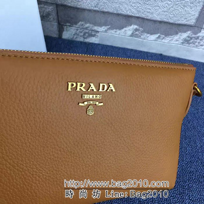 普拉達PRADA原單 PRADA 1BH050 義大利最新版 進囗頭層牛皮單肩斜跨包 PHY1297